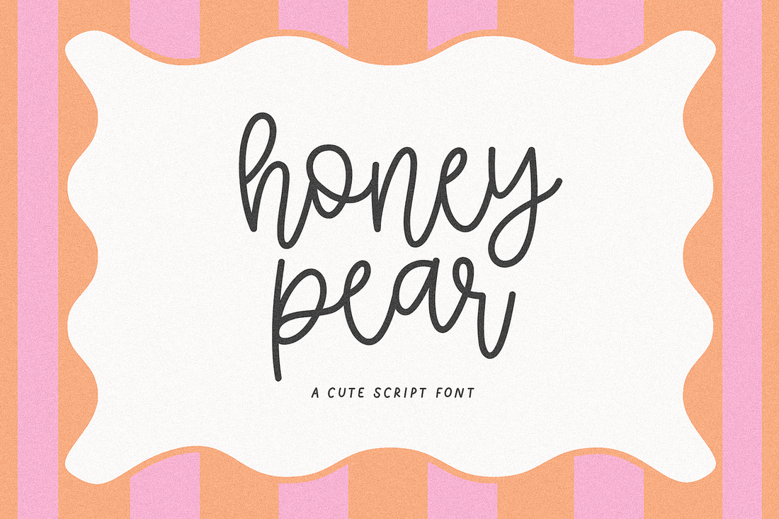 Cute Pixie Princess Fonts for Magical Designs | Honey Pear Script Font
