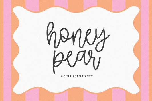 Cute Pixie Princess Fonts for Magical Designs | Honey Pear Script Font