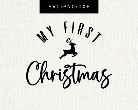 My First Christmas SVG