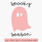 Cute Halloween Ghost SVG