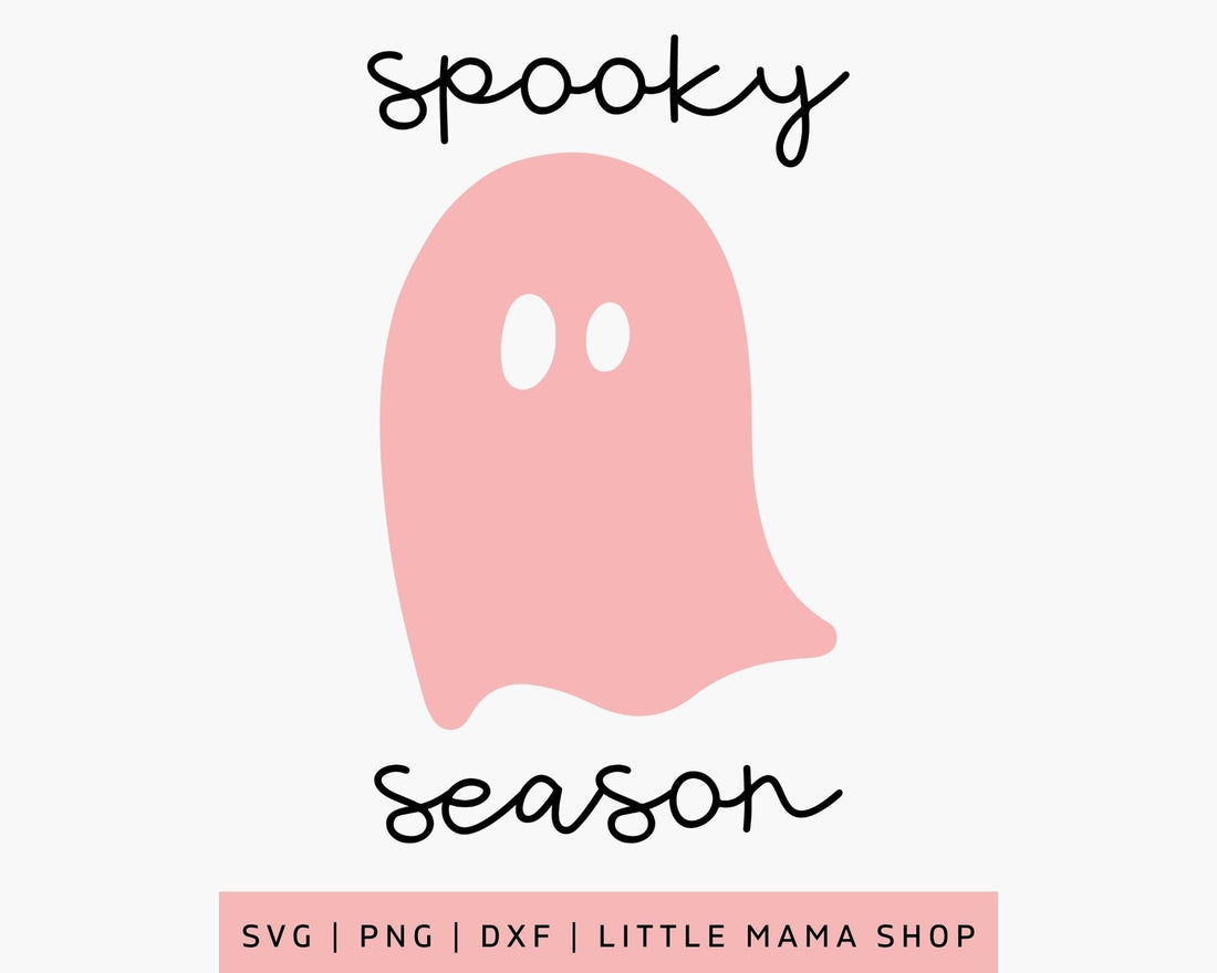 Cute Halloween Ghost SVG – Pixie Princess Design
