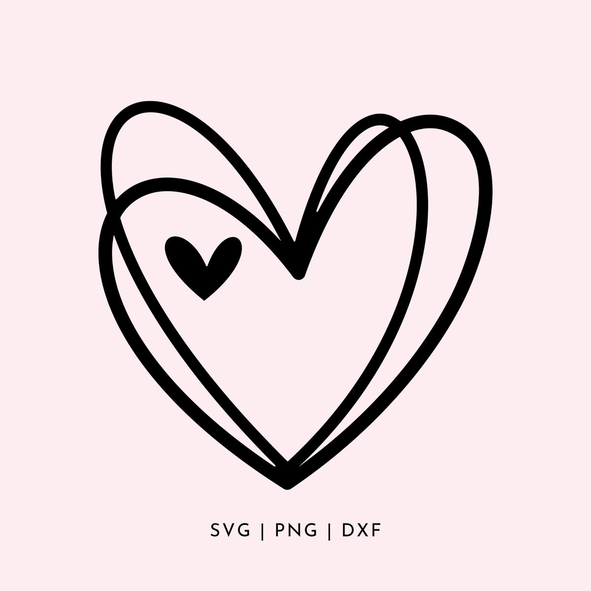 Outline Heart SVG – Pixie Princess Design